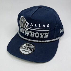 New Era Dallas Cowboys The Golfer Snapback Hat Navy Blue Rope Cap NFL Mens OSFM